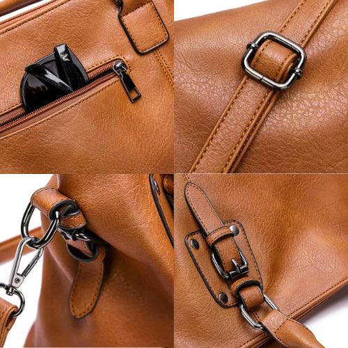 Genuine Leather Handbag - Adrena
