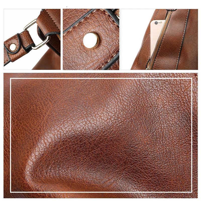 Genuine Leather Handbag - Mila