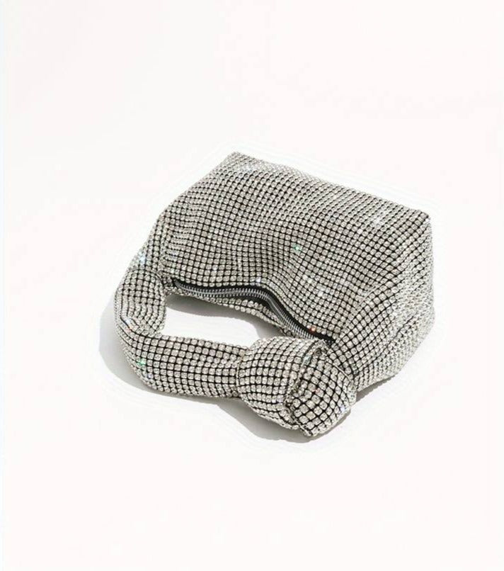 Fabiana Glitter Baguette Bag