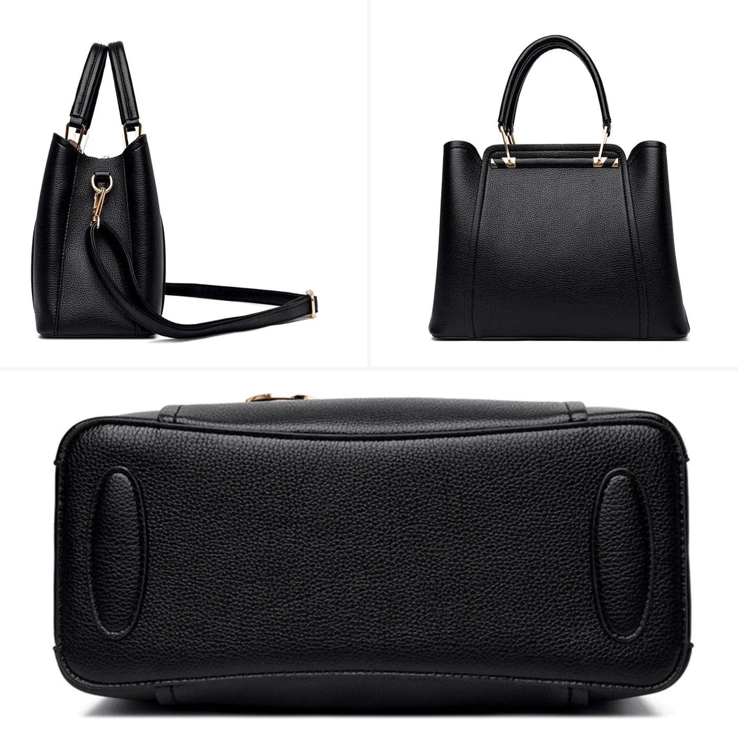Luxurious Genuine Leather Crossbody Handbag - Style Couer