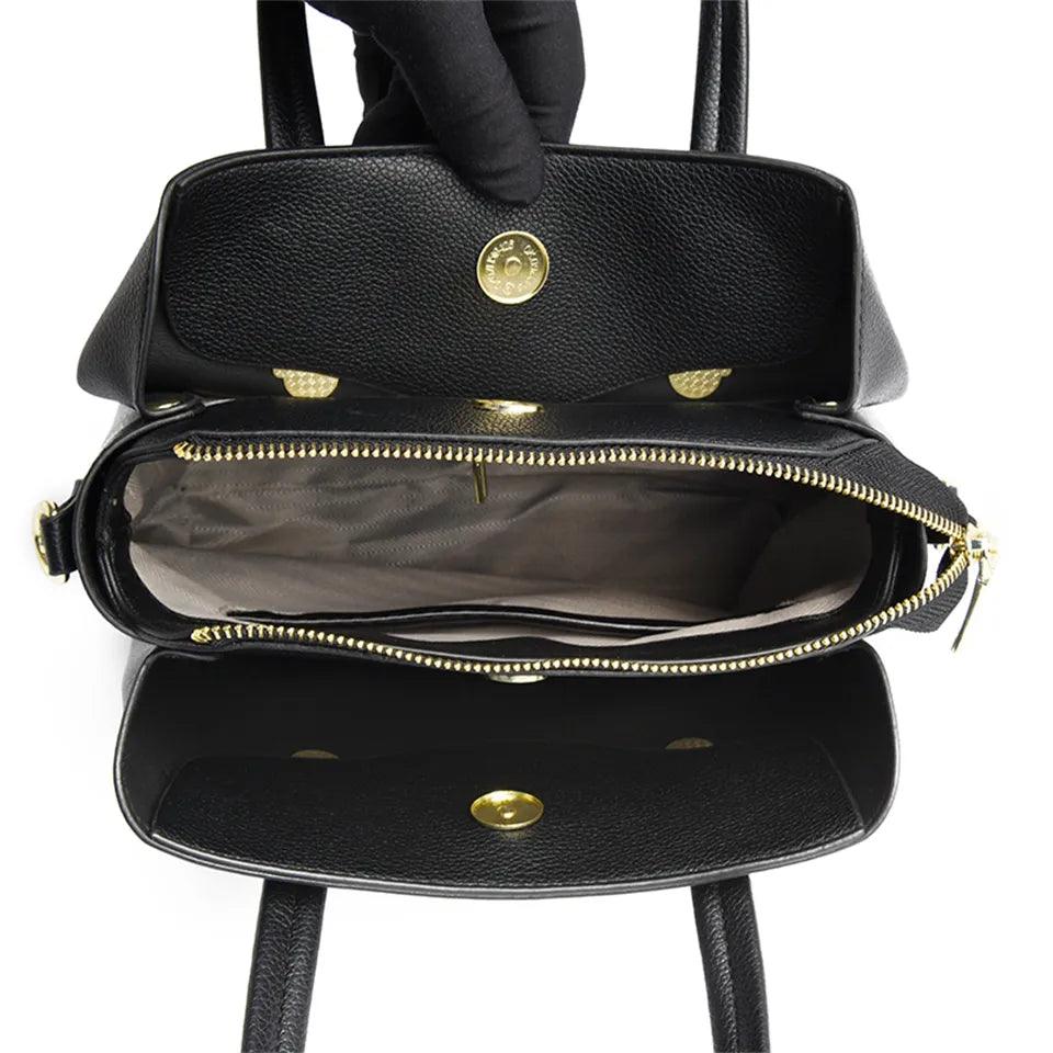 Genuine Leather Handbag - Viour
