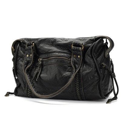 Genuine Leather Handbag - Lysandra