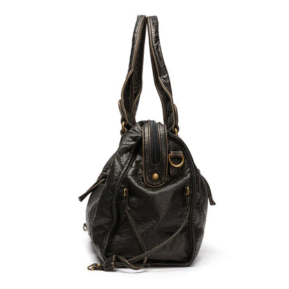 Genuine Leather Handbag - Lysandra