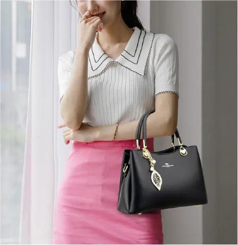 Genuine Leather Handbag - Luxily