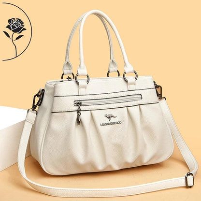 Genuine Leather Handbag - Roma