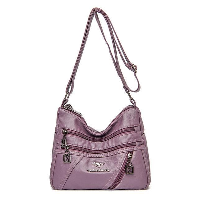 Genuine Leather Handbag - Maria