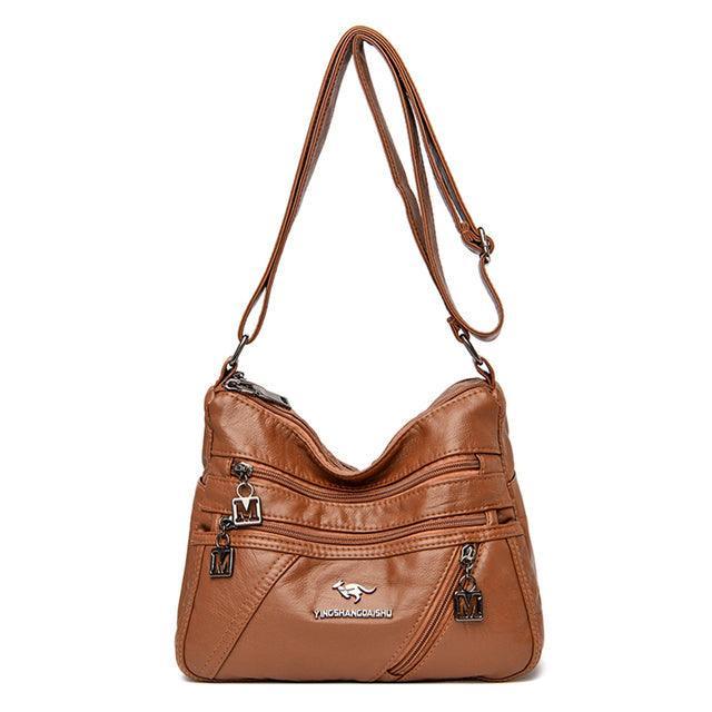 Genuine Leather Handbag - Maria