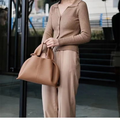 Genuine Leather Handbag - Galene