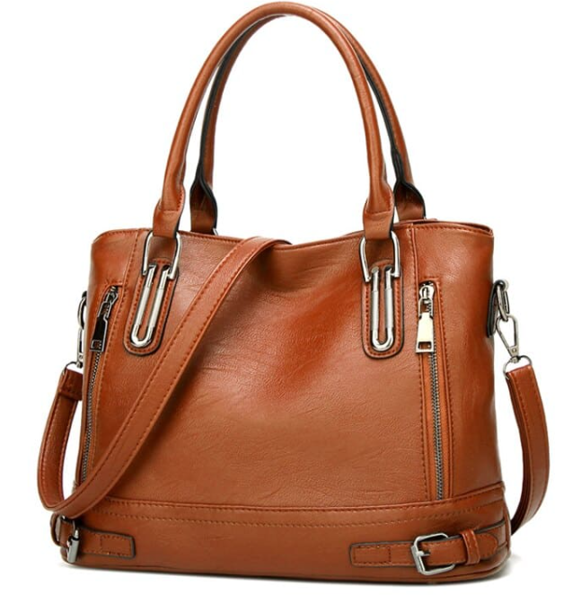 Large Leather Handbag Salomé