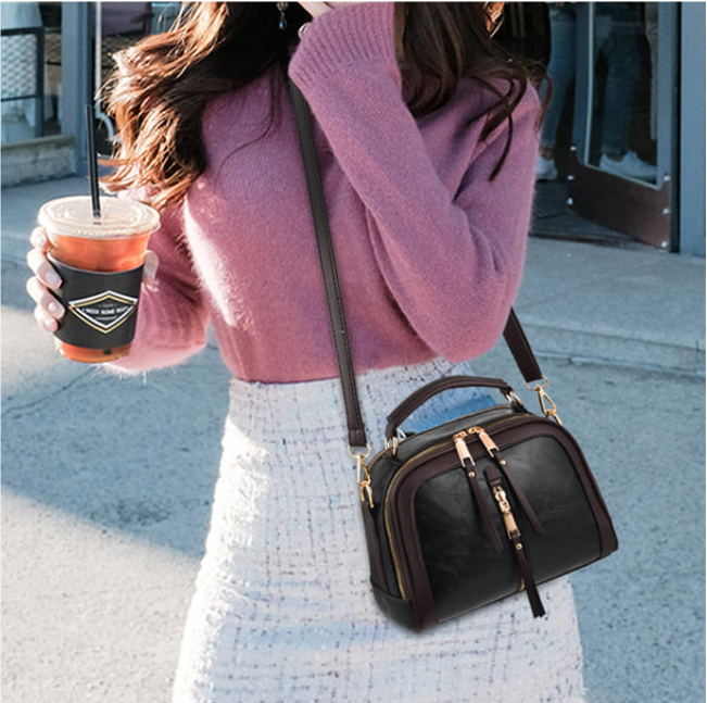 Leather Handbag - Raisa