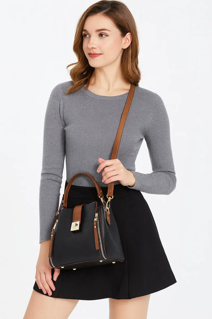 Genuine Leather Handbag - Masy