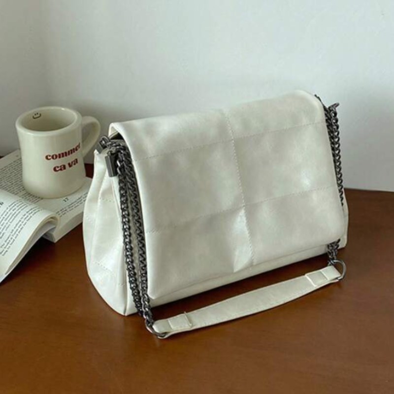 Genuine Leather Handbag - Elaia