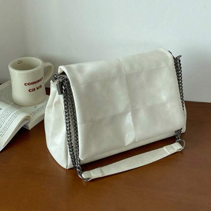 Genuine Leather Handbag - Elaia