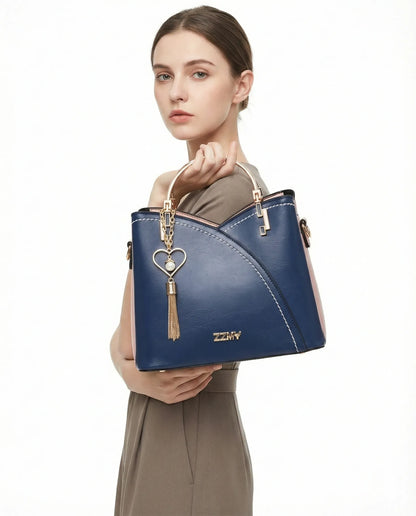 Genuine Leather Women's Handbag - Florenza