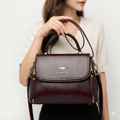 Handbag in Genuine Leather - Liora