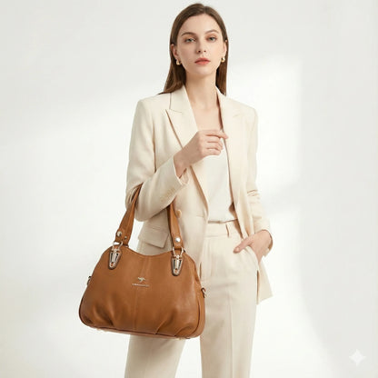 Genuine Leather Handbag - Uiva