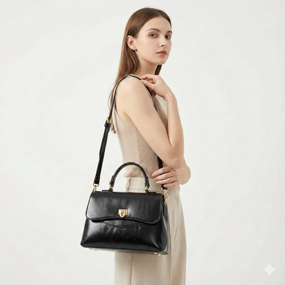 Handbag in Genuine Leather - Sienna