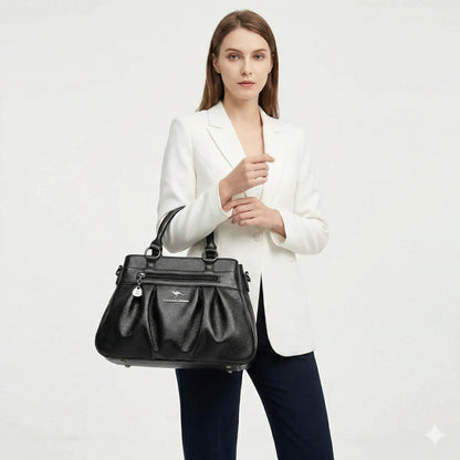Genuine Leather Handbag - Roma