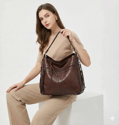Genuine Leather Handbag - Pietra