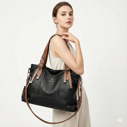 Genuine Leather Handbag - Anne Country