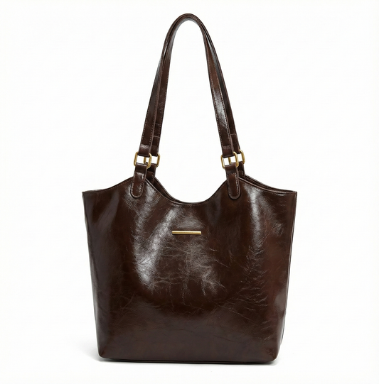 Genuine Leather Handbag - Bless
