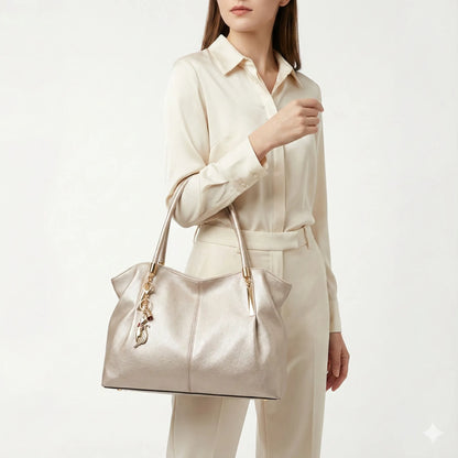 Genuine Leather Handbag - Elisa