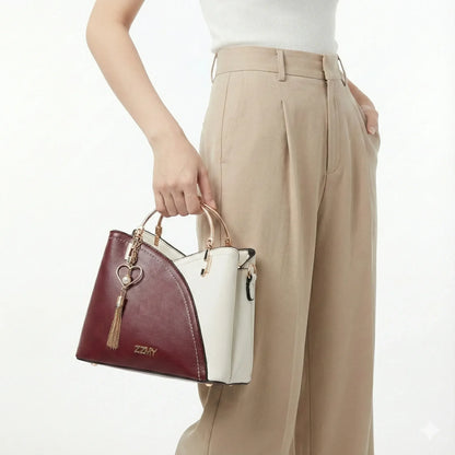 Genuine Leather Women's Handbag - Florenza