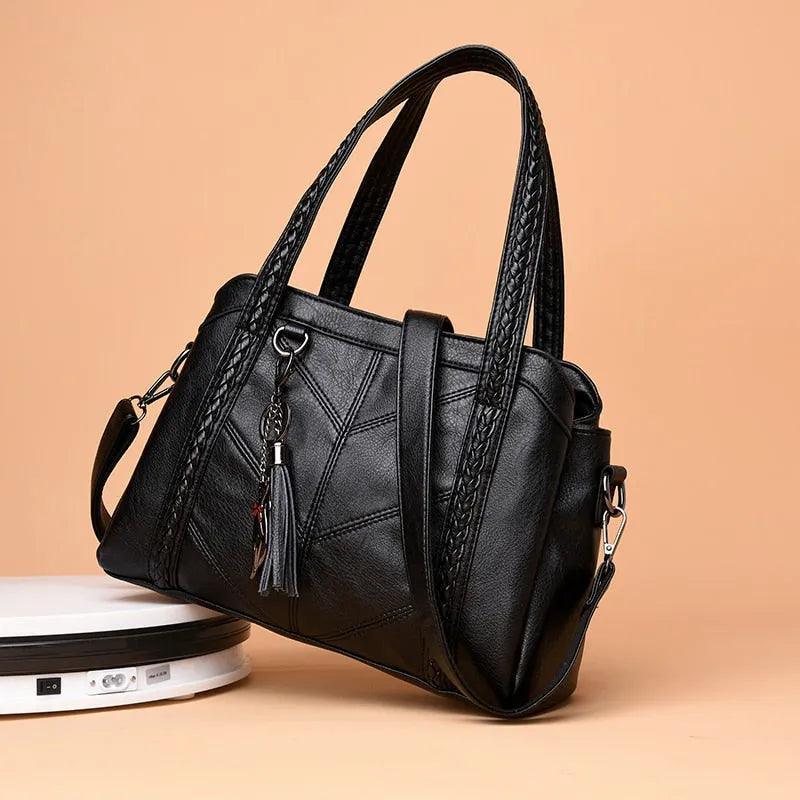 Genuine Leather Handbag - Gina
