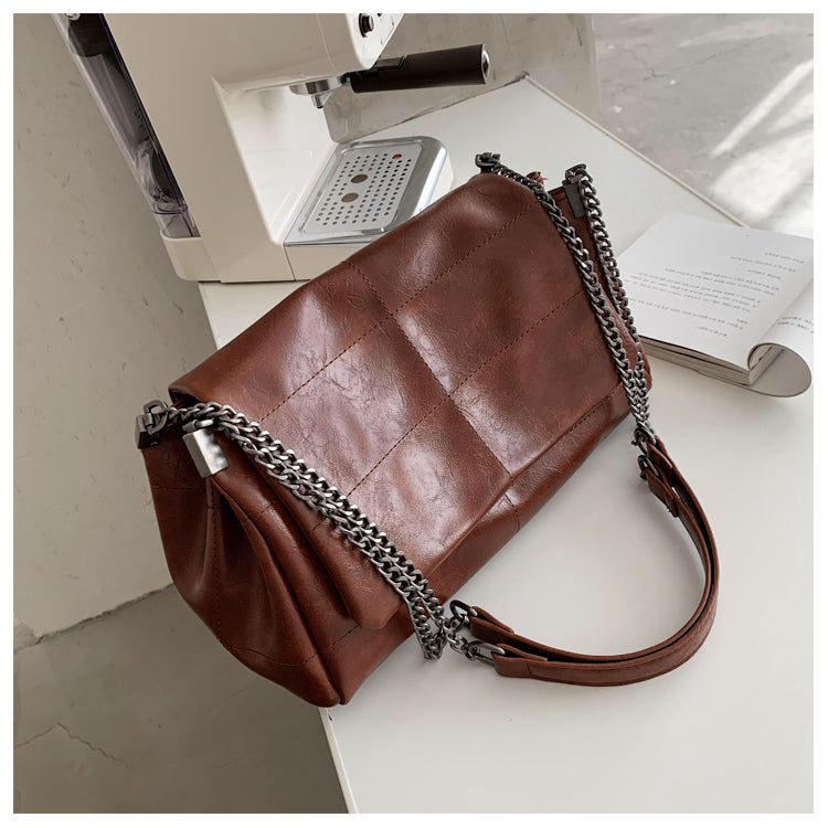 Genuine Leather Handbag - Elaia