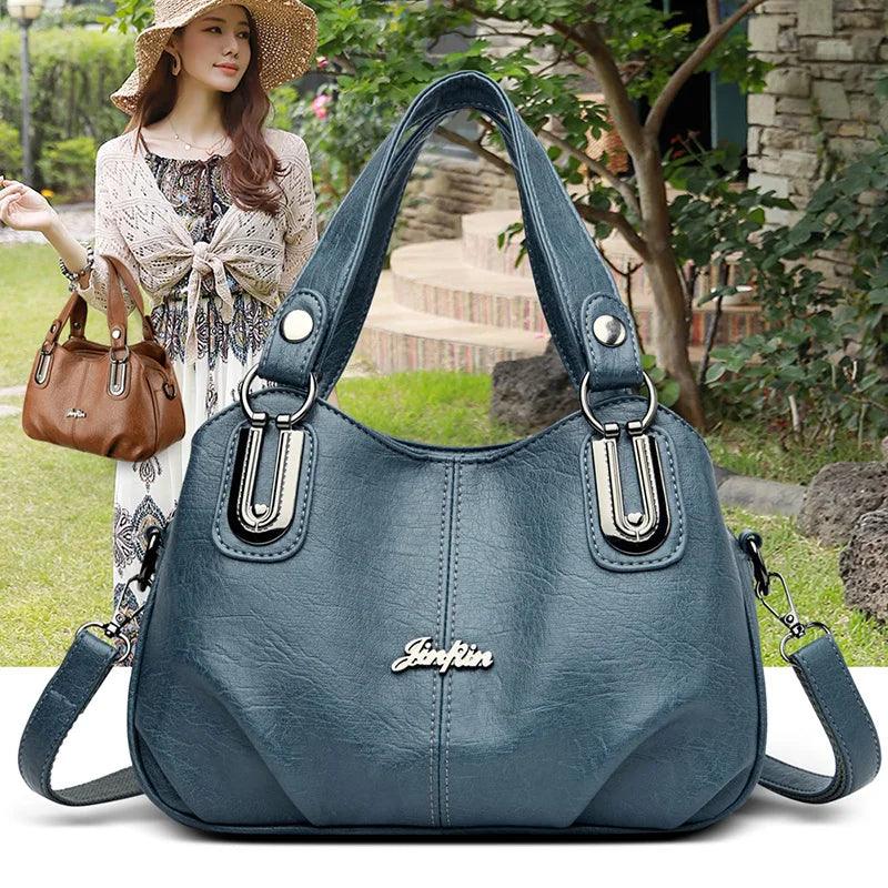 Genuine Leather Handbag - Bianca