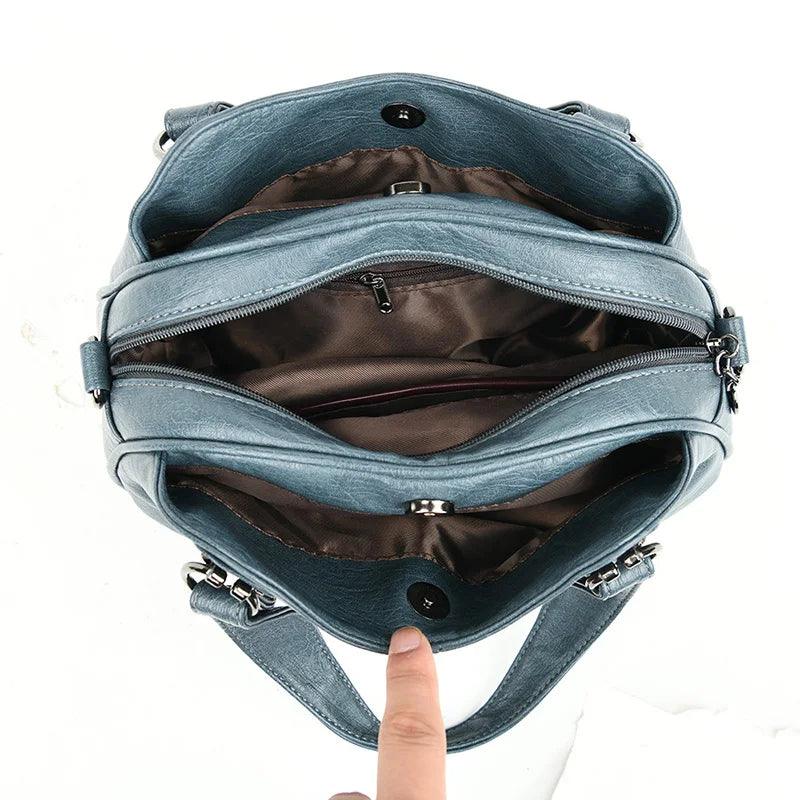 Genuine Leather Handbag - Bianca