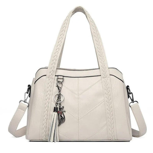 Genuine Leather Handbag - Gina