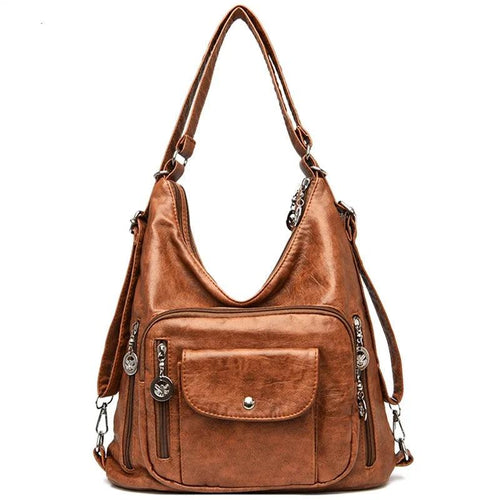 Genuine Leather Women's Handbag - Lim