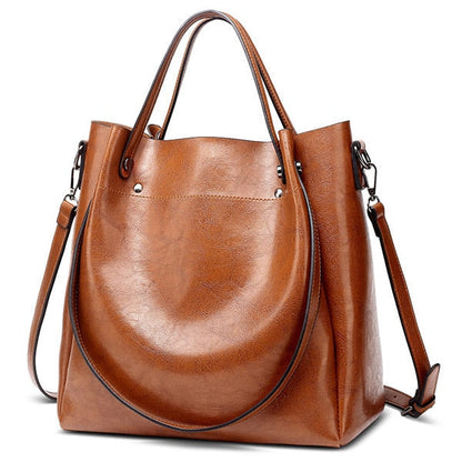 Genuine Leather Handbag - Maelis
