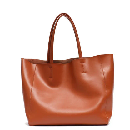 Genuine Leather Handbag - Kassia