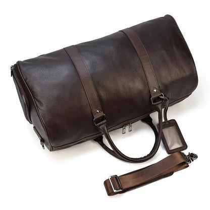 Genuine Leather Travel Bag - Wilma