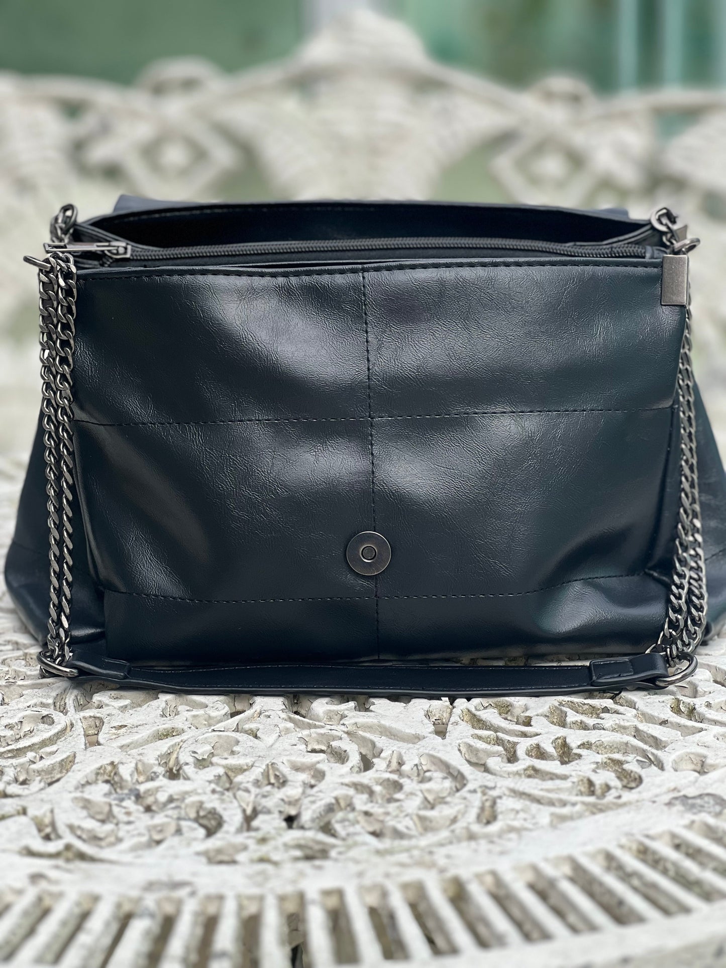 Genuine Leather Handbag - Elaia