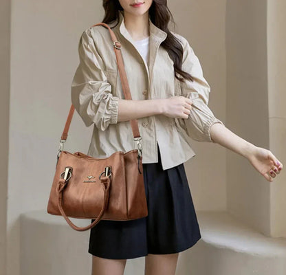 Genuine Leather Handbag - Adira