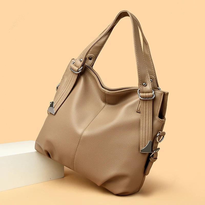 Genuine Leather Handbag - Daisy