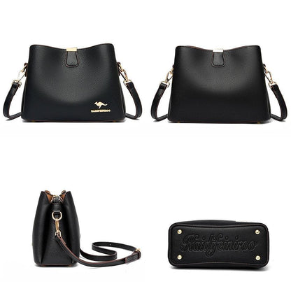 Genuine Leather Handbag - Elizabeth