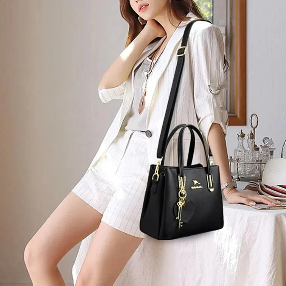 Genuine Leather Handbag - Viour