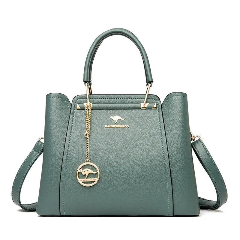 Luxurious Genuine Leather Crossbody Handbag - Style Couer