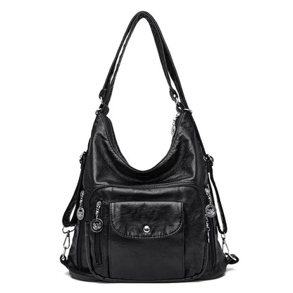 Genuine Leather Women's Handbag - Lim