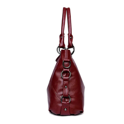 Genuine Leather Handbag - Catharina