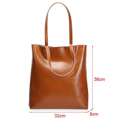 Genuine Leather Handbag - Oli