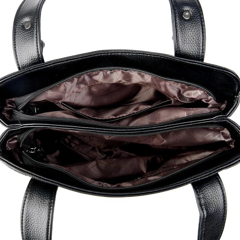 Genuine Leather Women's Handbag - Valentina