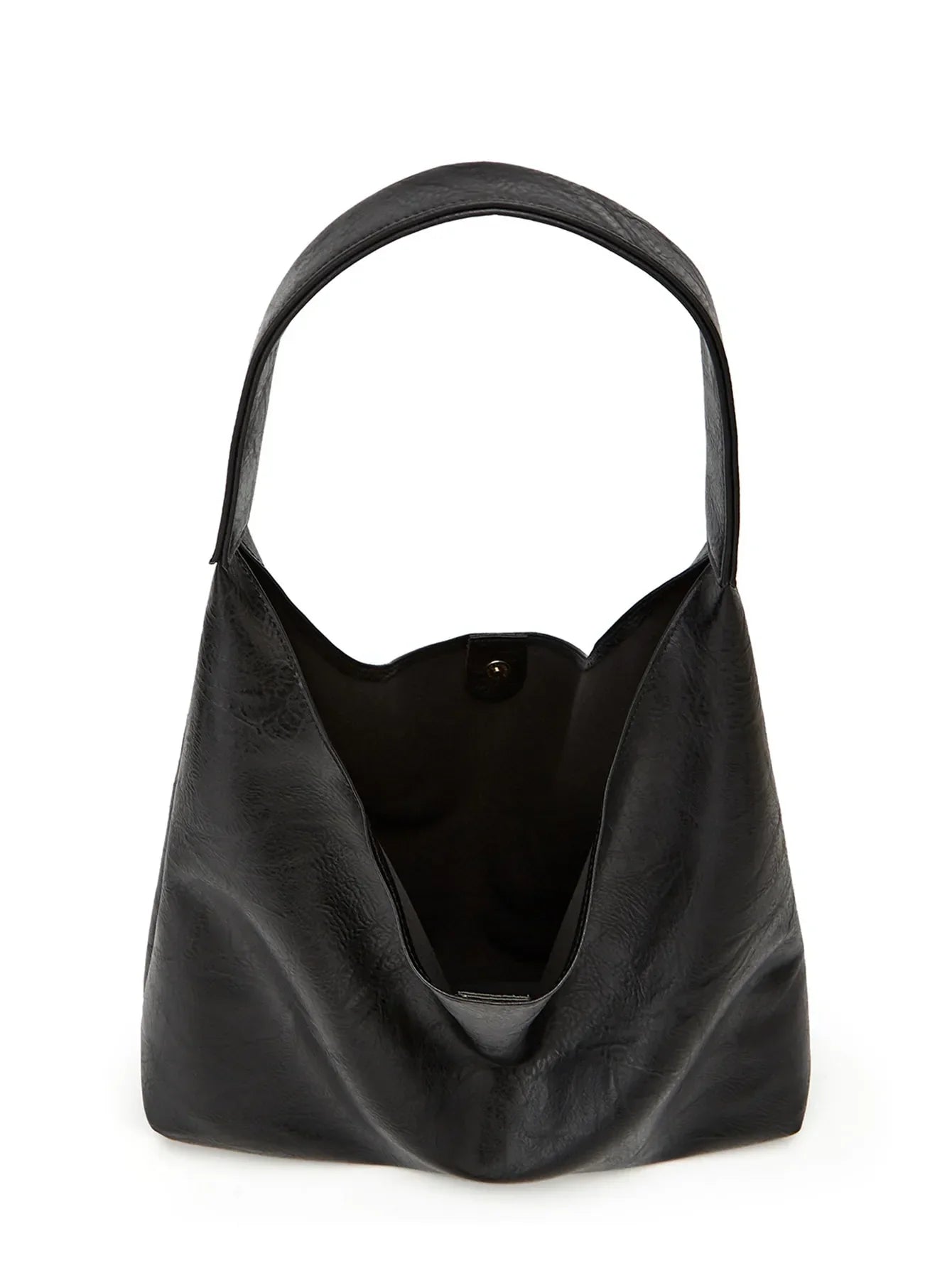 Genuine Leather Messenger Handbag + Leather Wallet - Manz