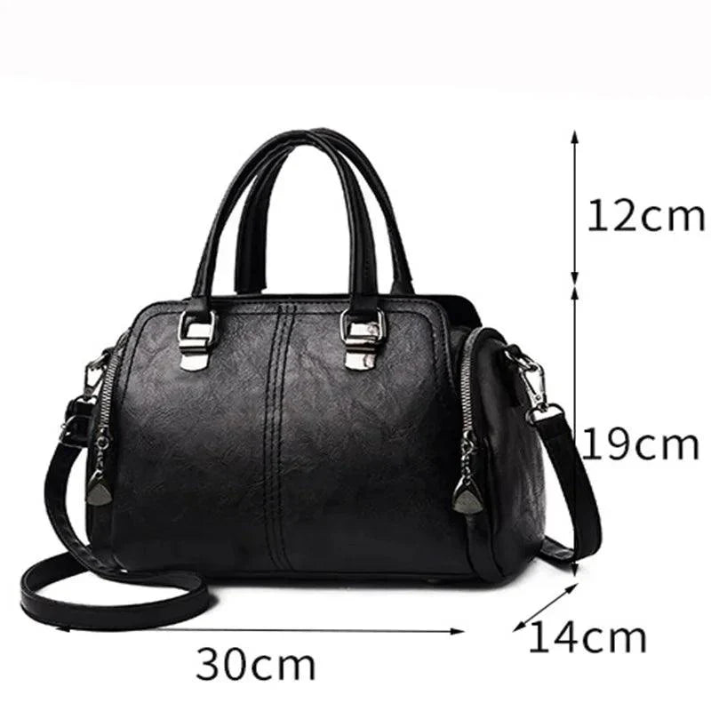 Genuine Leather Handbag - Aurora
