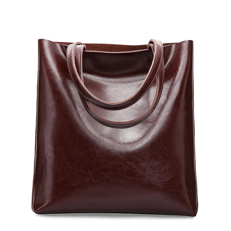 Genuine Leather Handbag - Oli
