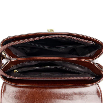 Handbag in Genuine Leather - Sienna